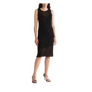 Stitch drop Scottsdale crochet black maxi dress